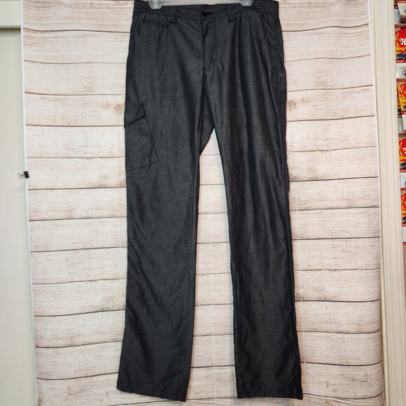 Men’s John Varvatos Gray Cargo Pants Size 48 (33 x 34) - Picture 1 of 16